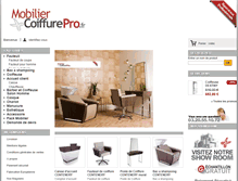 Tablet Screenshot of mobiliercoiffurepro.fr